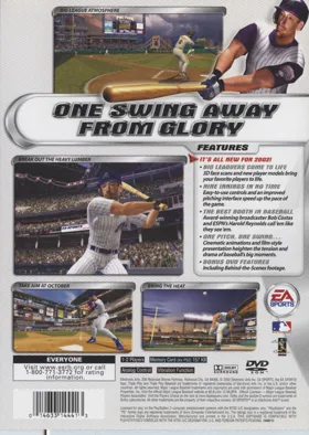 Triple Play 2002 box cover back